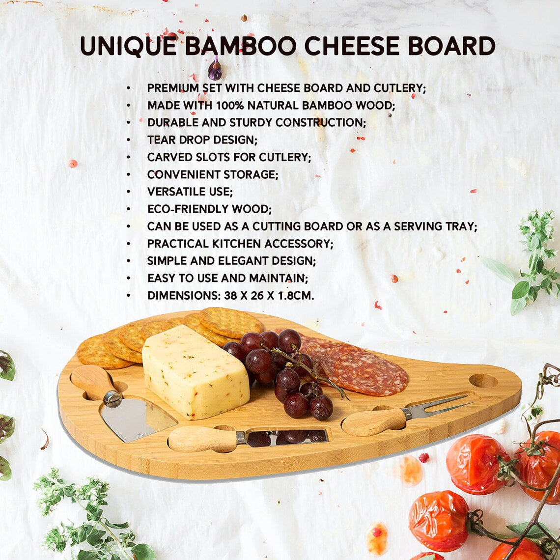 Premium Charcuterie & Cheese Board Set - Shop