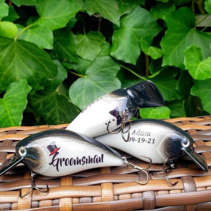 Hooked For a Lifetime - Custom Fishing Lure for Engagement Photos