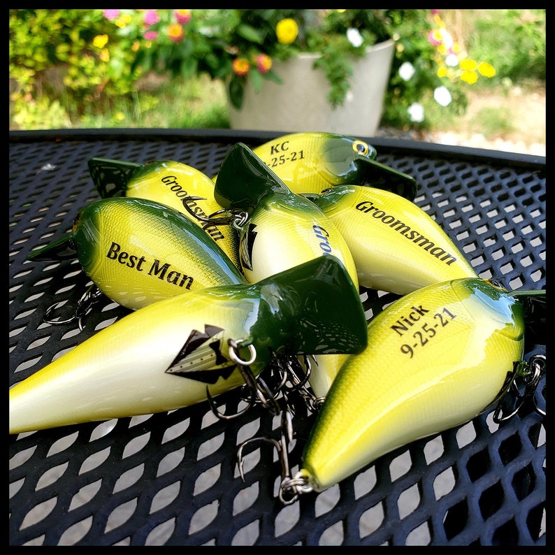 Groomsman Fishing Proposal, Custom Fishing Lure for Your Best Man,  Groomsmen, Father of the Bride & Groom. Your Choice, Gift Boxes Available -   Israel