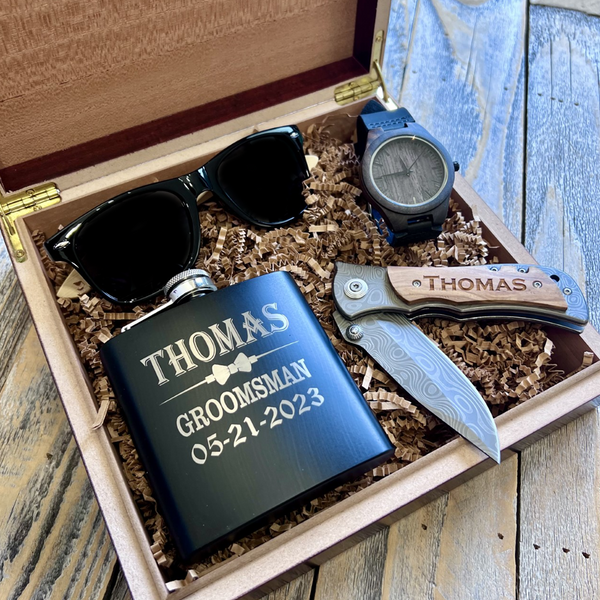 Thoughtful Gift Box Set for Him - Groovy Groomsmen Gifts