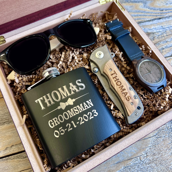 Thoughtful Gift Box Set for Him - Groovy Groomsmen Gifts